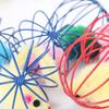 Funny Pet Cat Kitten Fake Mouse Rat Mice Ball Cage Play Interactive Game Toy