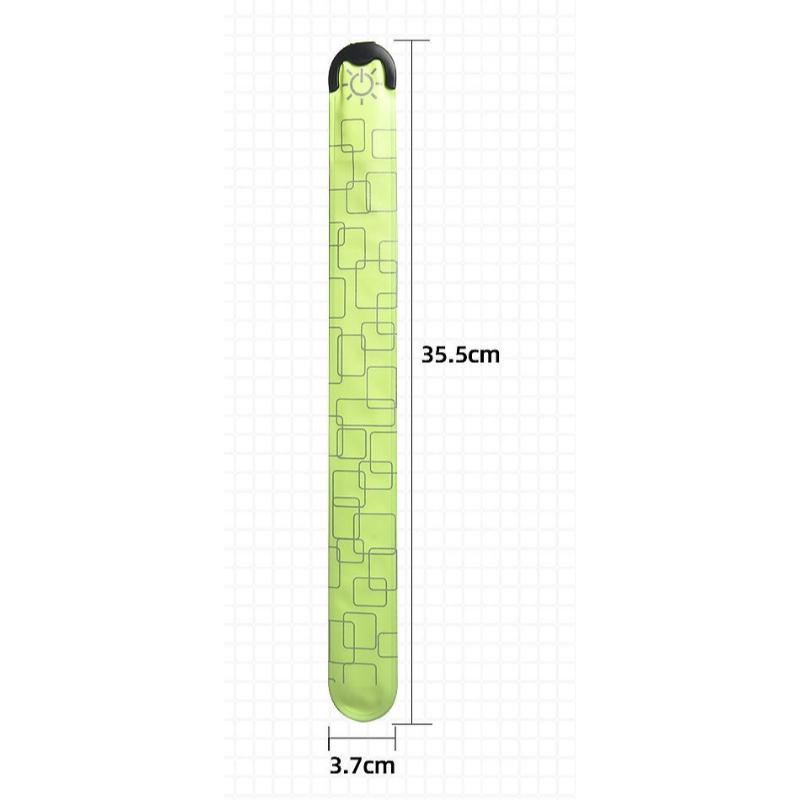 Night Running Armband Cycling Warning Wristband Outdoor Sports Safety Arm Belt Leg Safety Armband Rechargeable LED Light Band