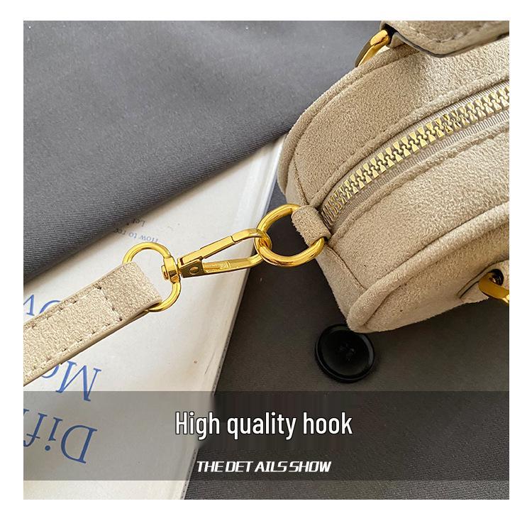 Korean Style Frosted Princess Crossbody Bag - Versatile Women's Shoulder Bag for Little Girls