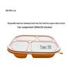 Disposable 4-Compartment Meal Prep Containers