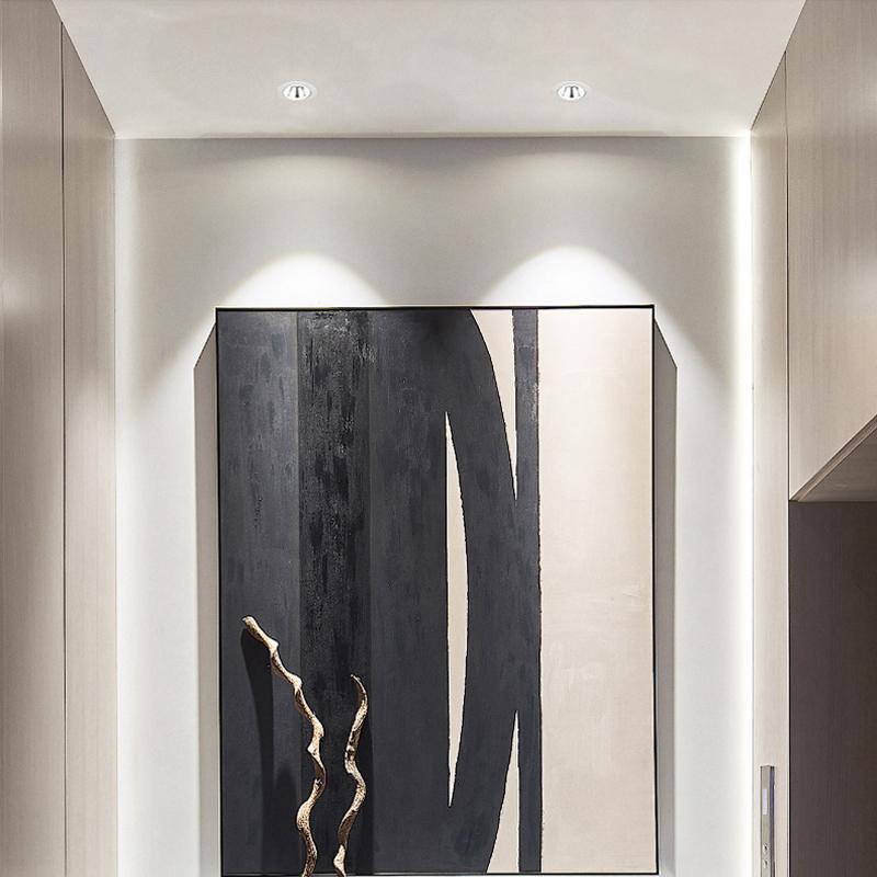 Dimmable LED Downlights 7W 9W Spot Lights 12W 15W AC90V-260V 5W 18W 24W COB Chip Recessed Ceiling Lamps For Home Illumination