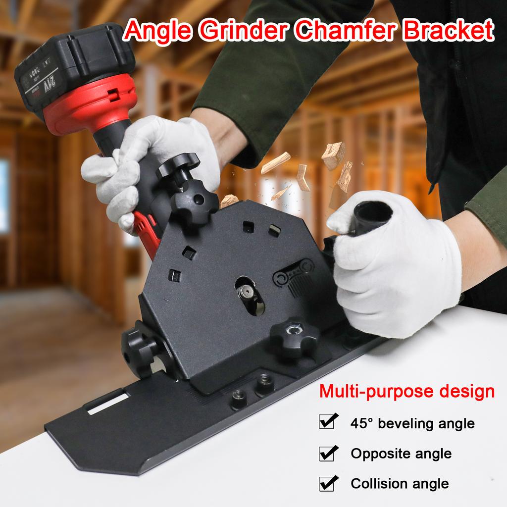 Aluminum Alloy 125 Type Angle Grinder Chamfer Bracket Screw Installation Multifunctional