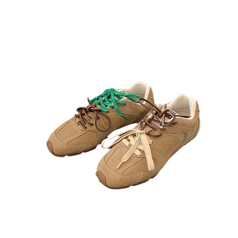 Grape mother with the same 2025 new retro lace-up versatile breathable leisure sports moral training Forrest Gump shoes women