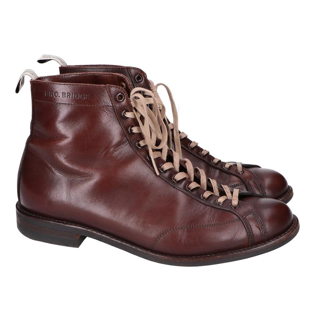 BROTHER BRIDGE Brown BBB-S009 Vintage Calf HENRY Lace-up Shoes Shoes 9 BrownUsed