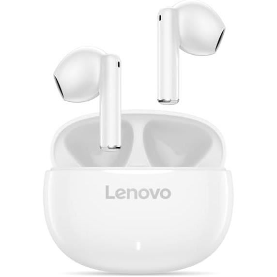 Écouteurs sans fil - Lenovo - E310 - Bluetooth 5.3 - Résistant à la transpiration - Intra-auriculaire