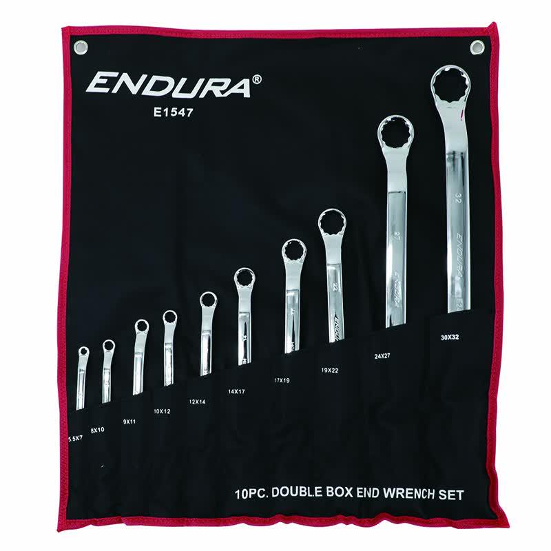 Endura 10-Piece Double Box-End Wrench Set