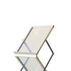 Foldable Magazine Rack Exquisite Foldable Brochure Stand for Exhibitions Office Retail Store