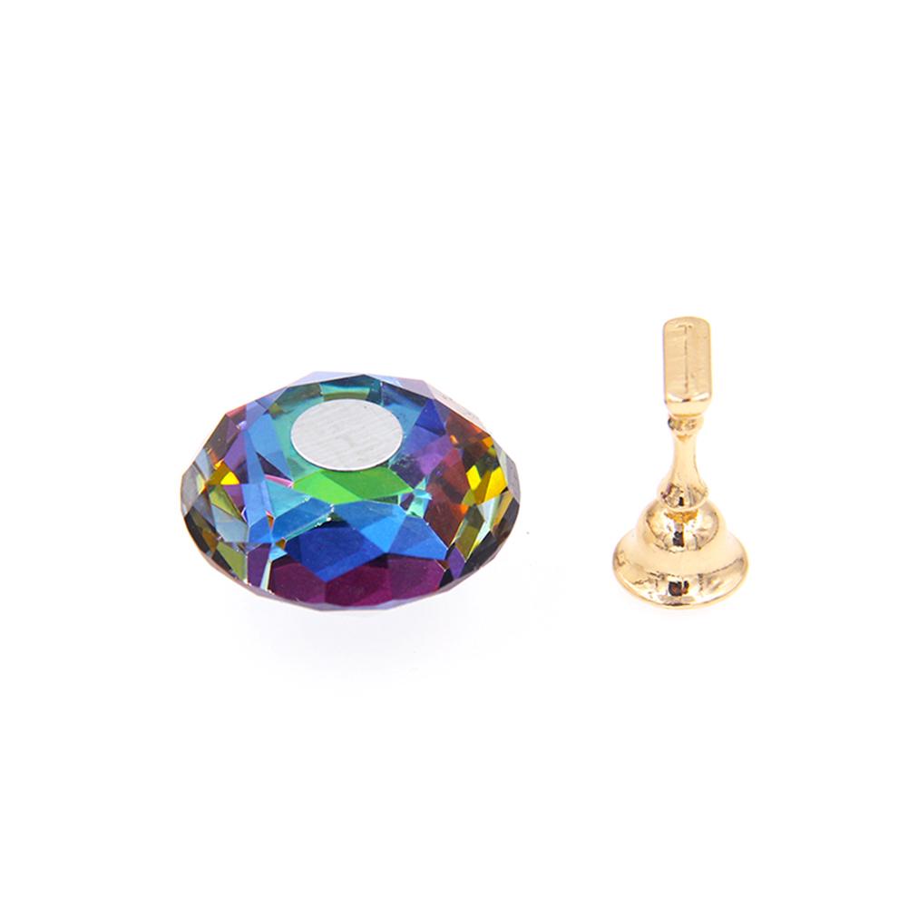 Porte-ongles magnétique, présentoir de formation pratique, supports en cristal acrylique