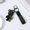 Simple Mechanical Bear Cute Keychain Chain Bag Personalized Small Pendant Accessories KeychainDecorativeGifts