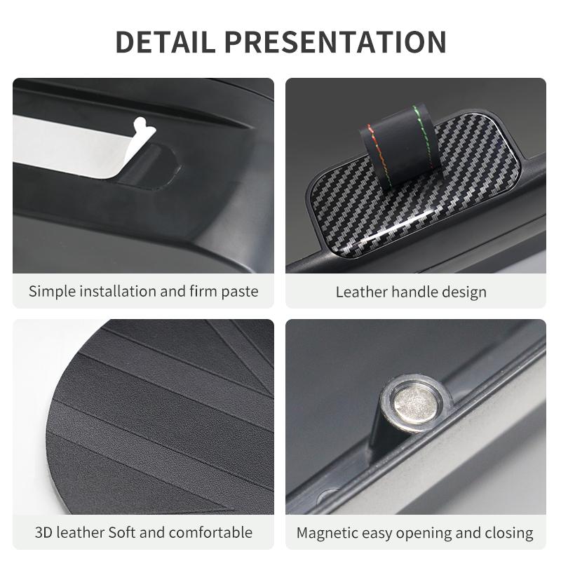 Central Control Storage Box For BMW Mini Cooper E/SE J01 J05 Aceman 2024 2025 Central Armrest Storage Box Car Accessories