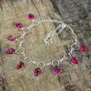 Pink Triplet Opal Silver Necklace, Pink Opal Necklace, Gemstone Necklace, 925 Sterling Silver Jewelry, 925 Silver Crystal Dainty Necklace For Her