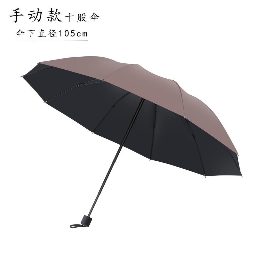 11 Bone Automatic Folding Umbrella Men's Reinforced Thickened Wind Resistant Women's Sun Umbrella Sunscreen and UV Protection