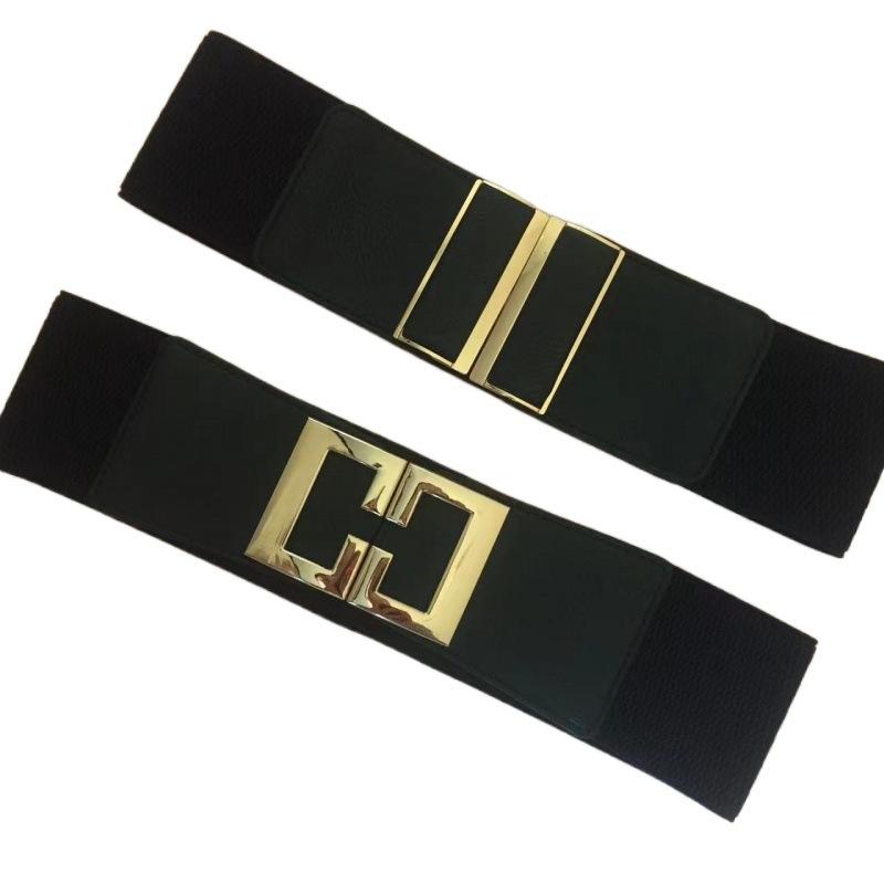 And Stylish Comfortable Black Elastic Waist Belt For Women Ideal For Dressy Wear Casual
