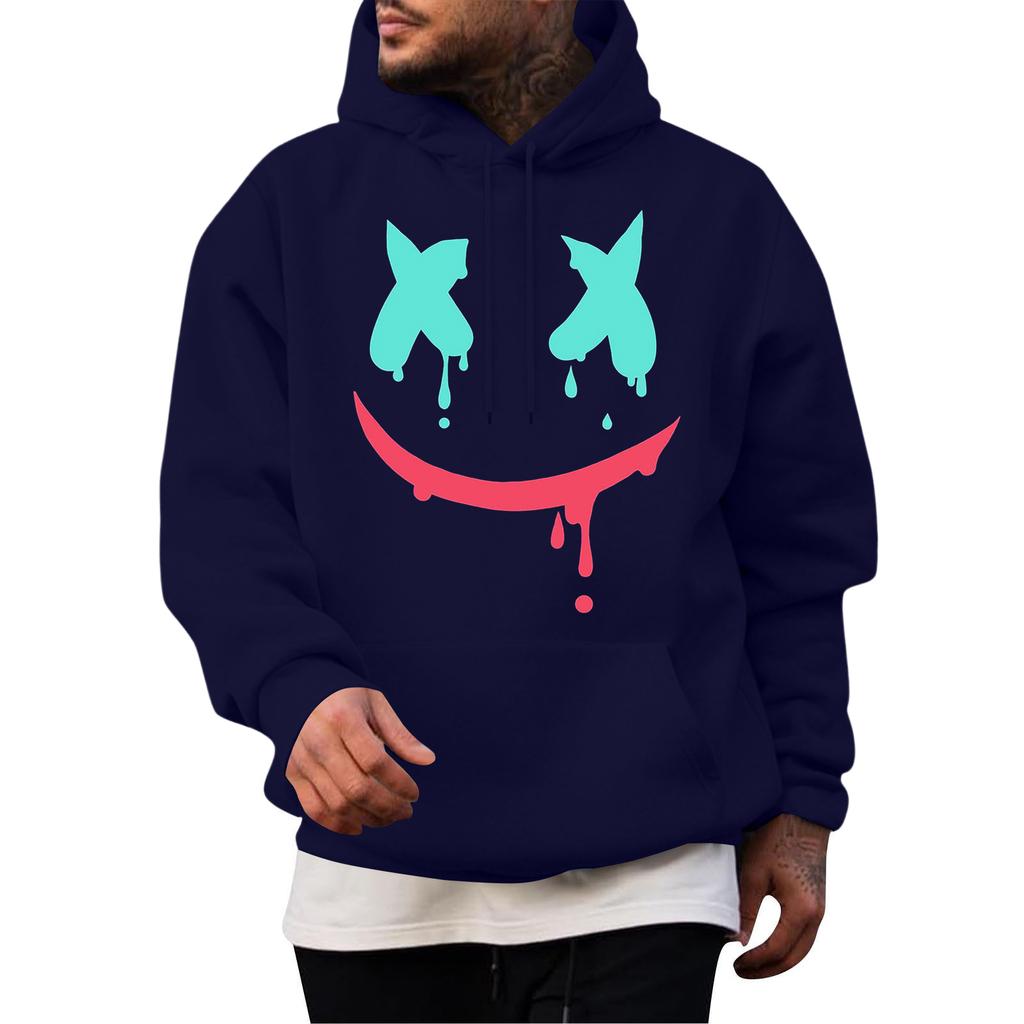Men's Casual Hoodie Fashion  Sweatshirt With Hood Leisure Tops Teenager Streetwear Fashion Long Sleeve Shirt Warm