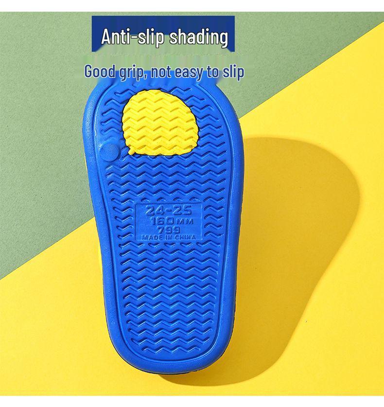 Kids' Non-slip Summer Indoor Slippers: Odor-resistant Sandals for Boys & Girls