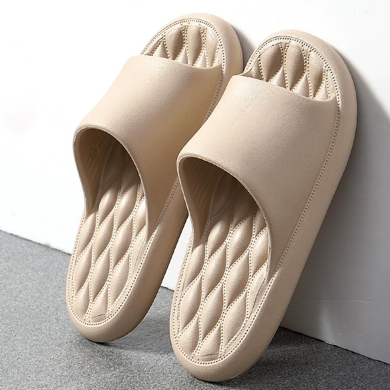 QYCKABY Men's Flip-flops Summer Slippers Printing Sandals Trend Anti Slip Shoes EVA Slippers Fashion Male Massage Beach Footwear