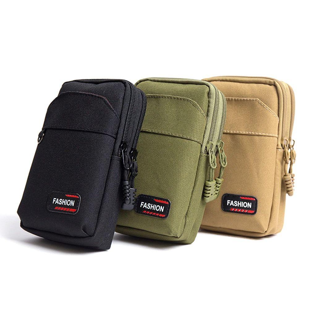 1Pcs 7 Inch Belt Waist Bag Wear-resistant Mobile Phone Bag Durable Phone Pouch  for Outdoor Camping