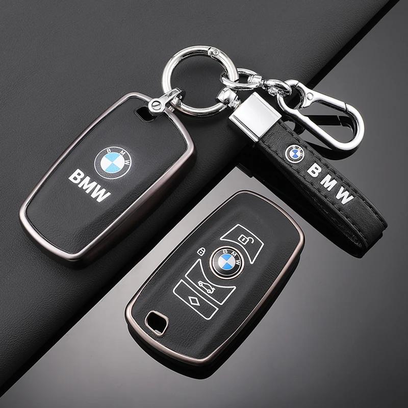 Hot 2025 TPU Car Key Case Full Cover Shell For BMW 1 3 5 7 Series X1 X3 X4 X5 F10 F15 F16 F20 F30 F18 F25 M3 M4 E34 Keyless  Acc