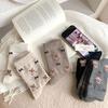 Women's Warm and Adorable Mid-length Socks for Autumn and Winter. Winter Woolen Teddy Bear Women's Socks. Casual Non-stretch Socks.