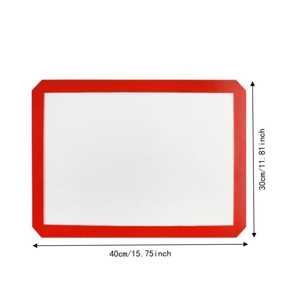 Silicone Fiberglass Dough Kneading Mat Heat Resistant Pastry Rolling Mat Macaron Baking Mat Baking