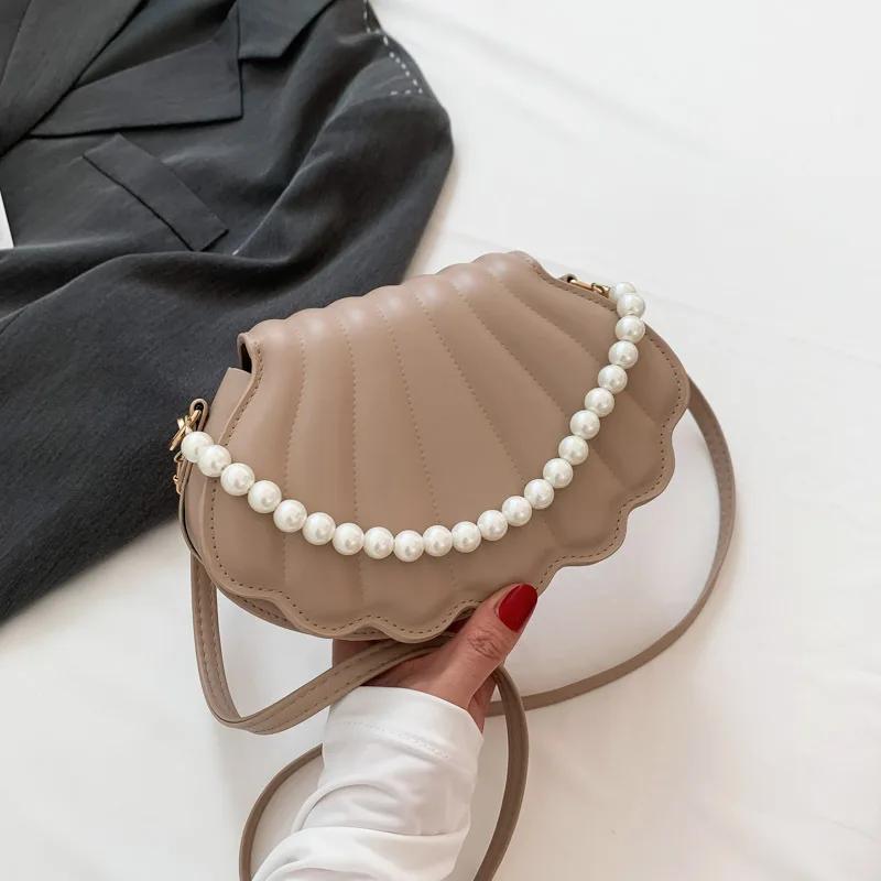 Popular Niche Design Small Crossbody Bag Women's Autumn New Trend Casual Crossbody Bag Simple Shell Luxury Brand Shoulder Bag