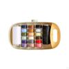 DIY Sewing Kit Colors Threads, Repair Tools with Portable Storage Case for Travel , and