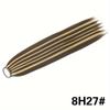 MISS WIG Long Straight Ponytail Extension 24Inch Ponytail Hair Extensions Synthetic Hair On Elastic Band Hairpiece Heat Resistant Hair Accessories