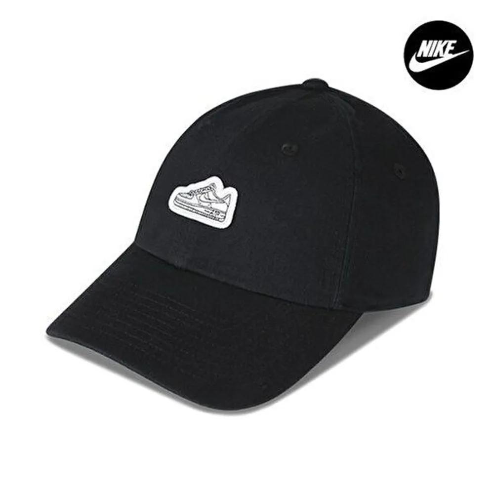 Nike Club Unstructured Air Force 1 Patch Ball Cap FZ2121-010 FZ2121-010:M/L
