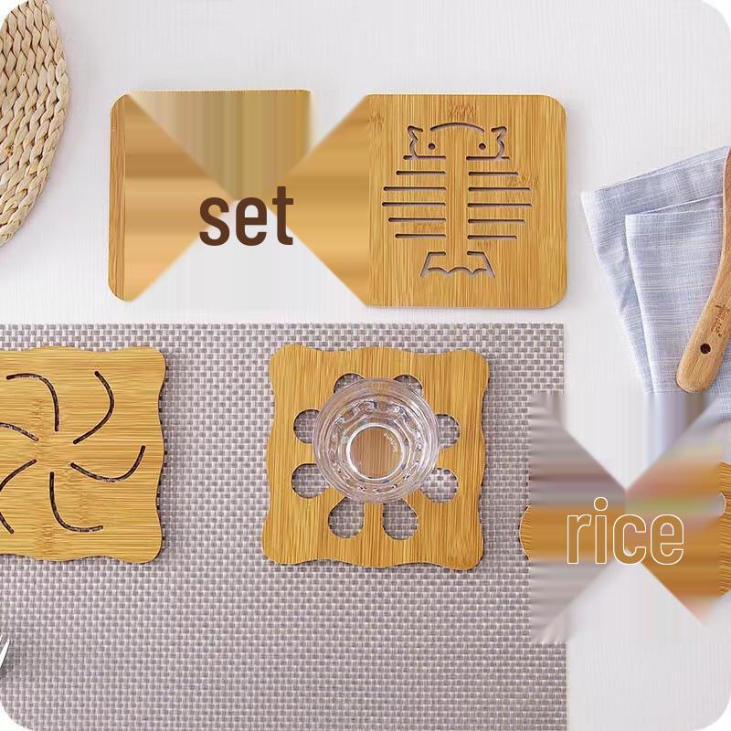 Deou Starlight Creative Wooden Coaster Set