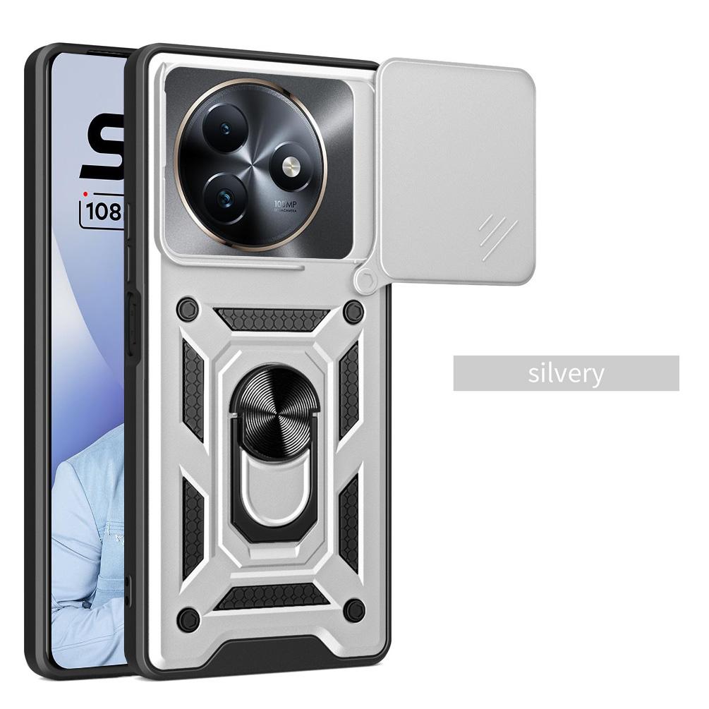 Camera Protect Case for ITEL S24 S23 Plus S23 Itel A70 A60 A60S Armor Hybrid Metal Ring Car Holder Back Cover