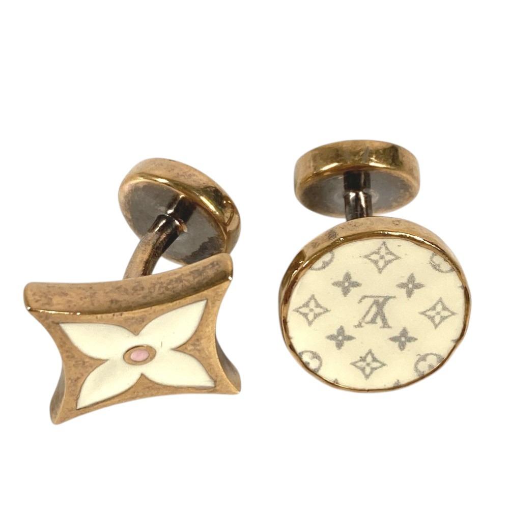 Louis Vuitton MP2354 Monogram Bouton De Manchette Monogram (only 2) Cuffs