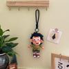 Plush Bear Keychain With Frumpy Boy Design For Birthday Gift And Bag Decor