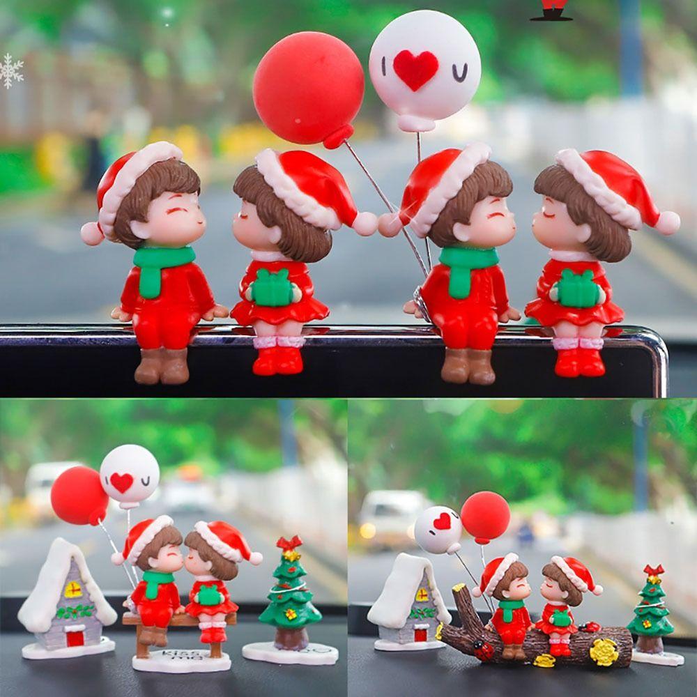 

Рождественская елка, духи, зажим, декор, автомобильные аксессуары, фигурки для пар, фигурки для девочек и мальчиков 6