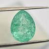 NATURAL Green Emerald CERTIFIED 13x10mm Pear Shape Loose Gemstone For Loved Ones