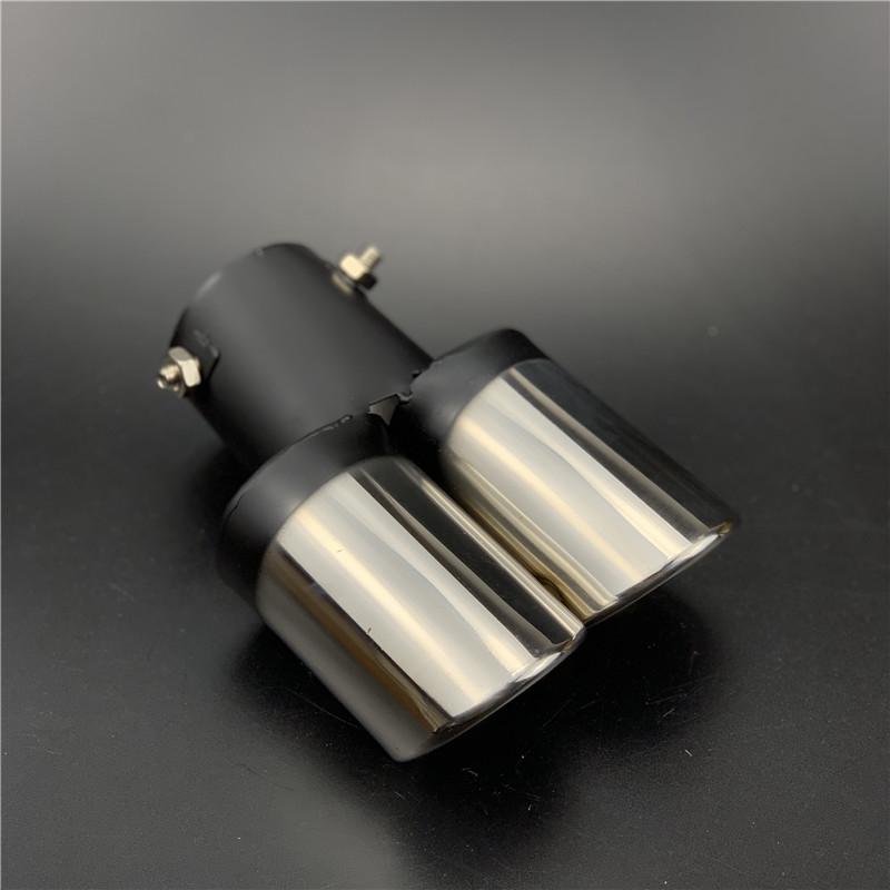 Car styling Exhaust Pipe tube Case For SEAT Ibiza Leon Toledo Arosa Arona Alhambra Exeo FR Supercopa Mii Altea Cordoba cupra