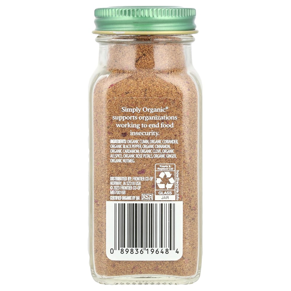 Simply Organic Baharat Seasoning 71g (2.5oz)