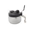 Airbrush Cleaning Pot with Glass Bottle & Metal Stand – Professional Waste Collection Tool
