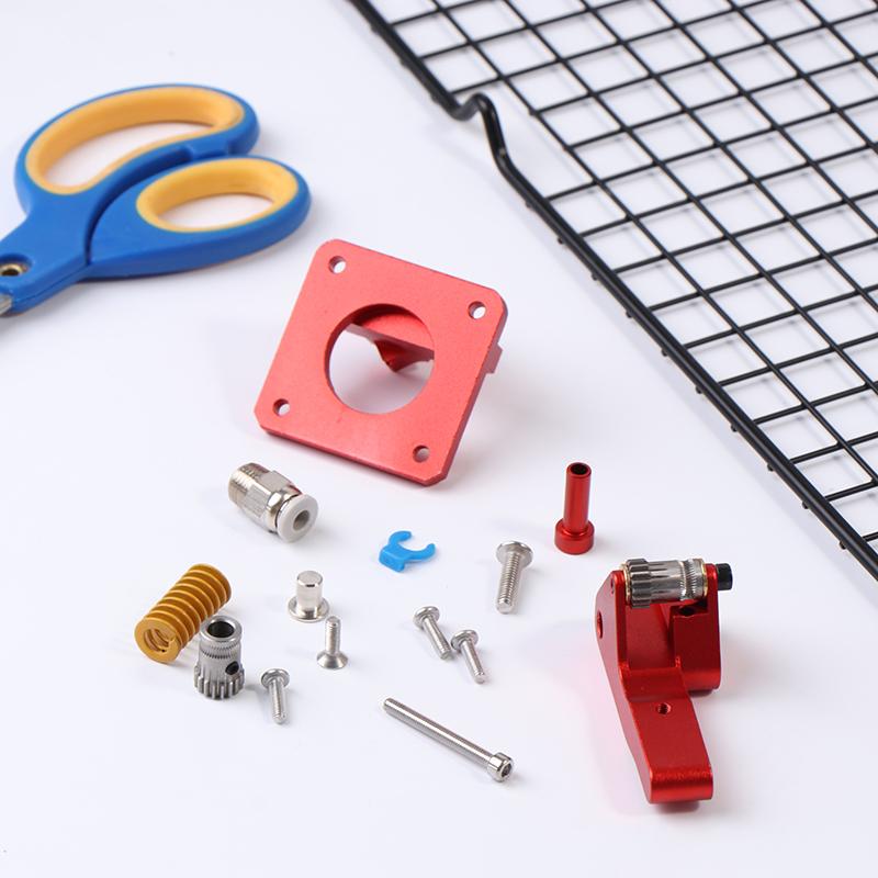 1Set Dual Gear Extruder Upgrade Motor Shaft Compatible With Cr-10S Pro Ender-3 Btech 3D Printer Dual Drive Extruder