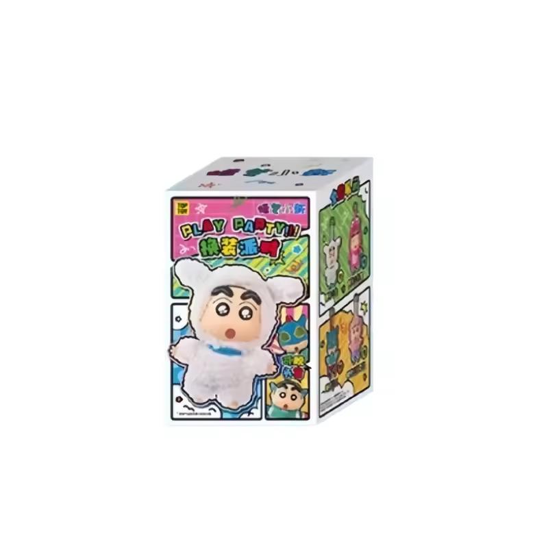 Popular TOPTOY Crayon Shin-chan Themed Party Series Plush Blind Box Figures Mystery Box Trendy Toy Gift
