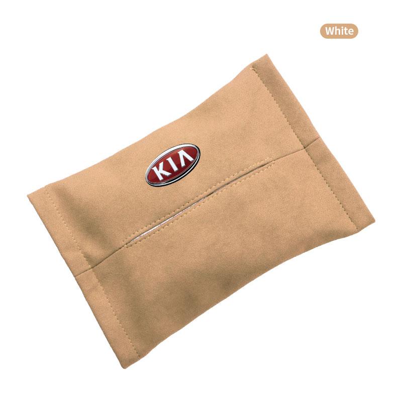 1Pcs 2025 Fashion New Car Tissue Box Holder Sun Visor Seat Back Car Accessories For KIA Sportage Ceed Sorento Cerato Optima Picanto Rio Soul K3 K5