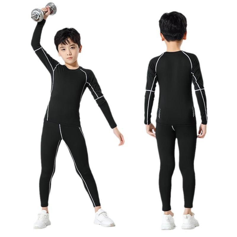 2024 Autumn Quick-Dry Long Sleeve Sportswear Set for Adults & Kids