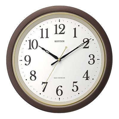 Reloj de Pared Reloj Radio Reloj Segundero Continuo Silencioso Marrón M564 8MY564SR06 Marrón 32x4.5cm