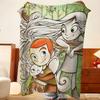Animation T-The Secret Of K-Kells Throw Flannel Throw Blanket, Lightweight Cozy, Durable Washable Cute Cool