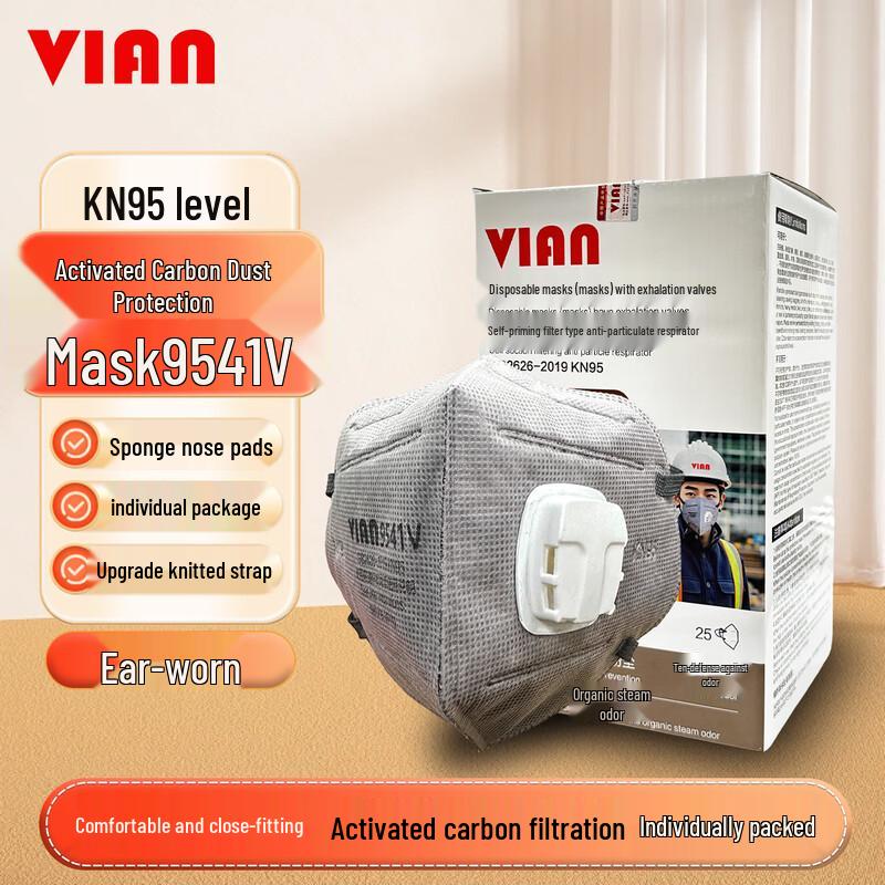 VIAN KN95 Active Carbon Dust Mask