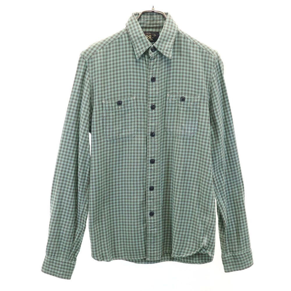 RRL Long sleeve Check shirt XS Green system Ralph Lauren Ralph Lauren Men's Used