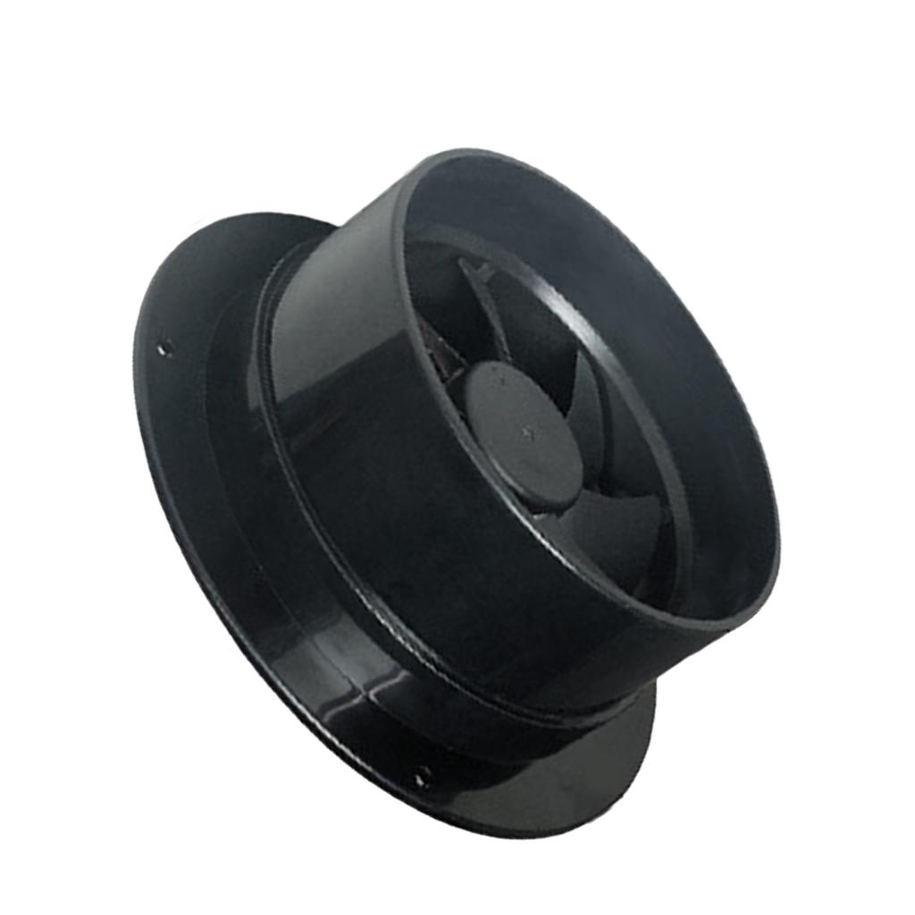 High Airflow 12V DC Inline Duct Fan For Home Ventilation Solar Powered 5.5x2.1mm Female Connector Durable ABS Plastic