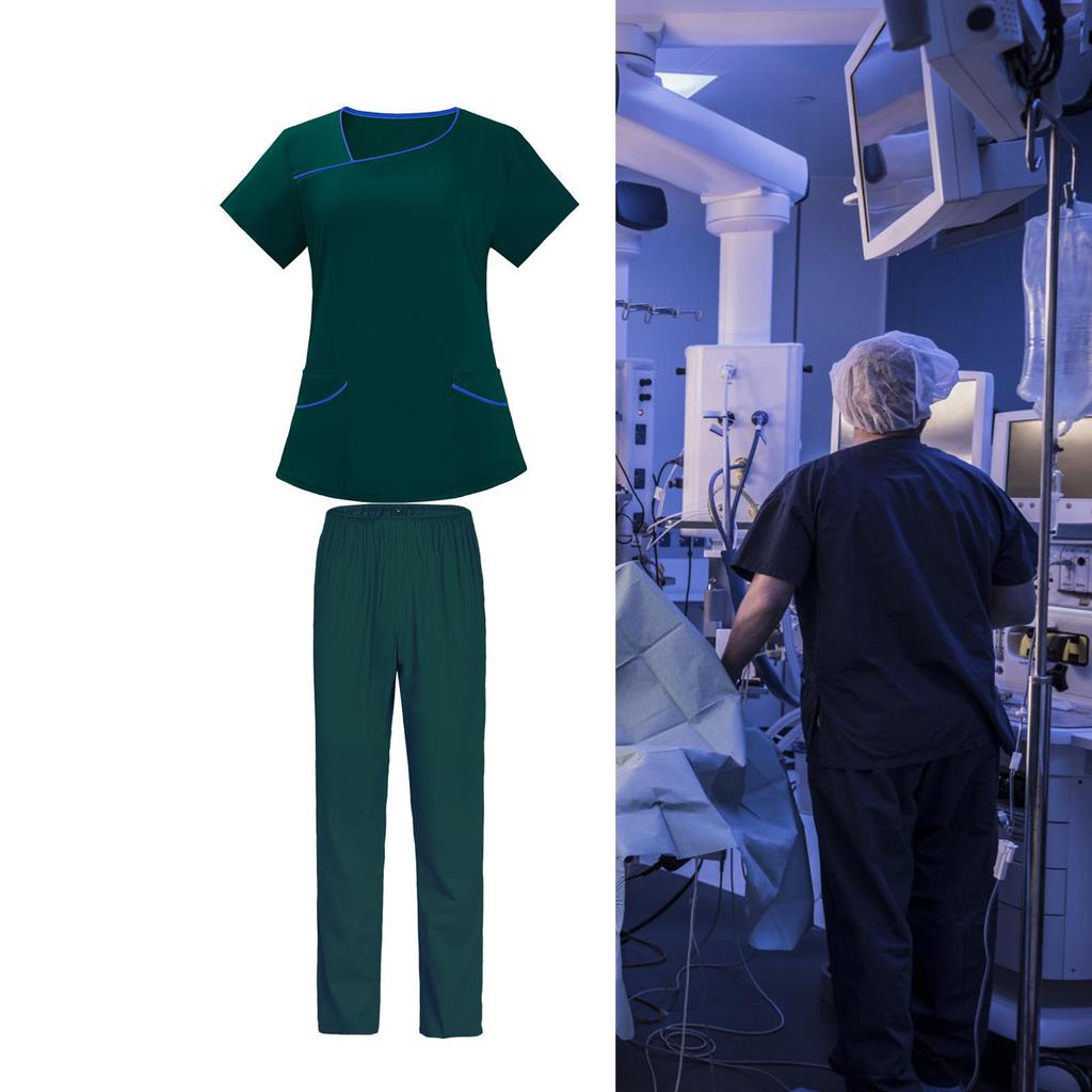 Scrub Set for Men and Women - Comfortable Hospital Nurse Costume