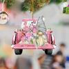 Acrylic Chic Car Accessory Featuring Vibrant Floral Truck Design Ideal For Stylish Home And Decor Auto