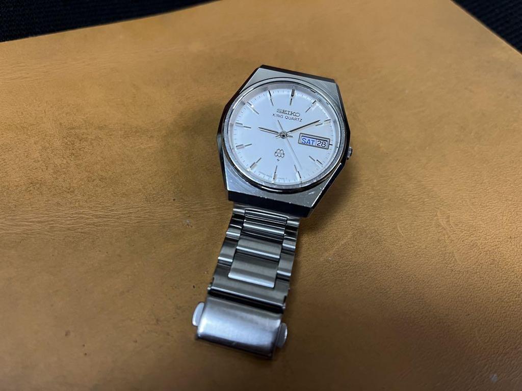 [USED] SEIKO KING QUARTZ White Dial