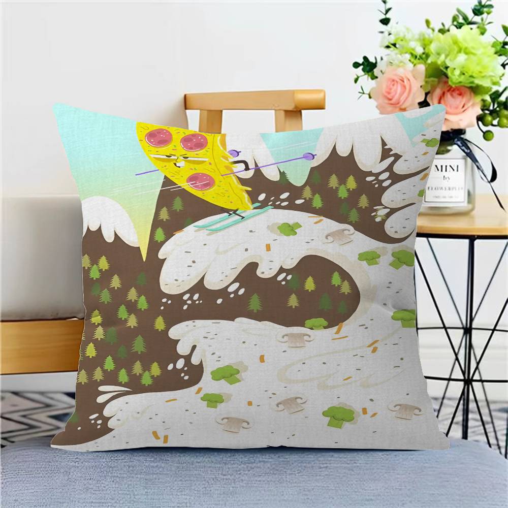 Cartoon Funny Food Pillow Gift Home Office Decoration Pillow Bedroom Sofa Car Cushion CoverPillow Case